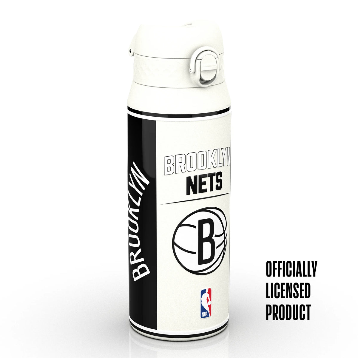 NBA x ION8, Insulated Steel Bottle, Brooklyn Nets, 750ml (24oz) — product photo
