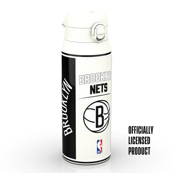 NBA x ION8, Insulated Steel Bottle, Brooklyn Nets, 750ml (24oz) — product photo