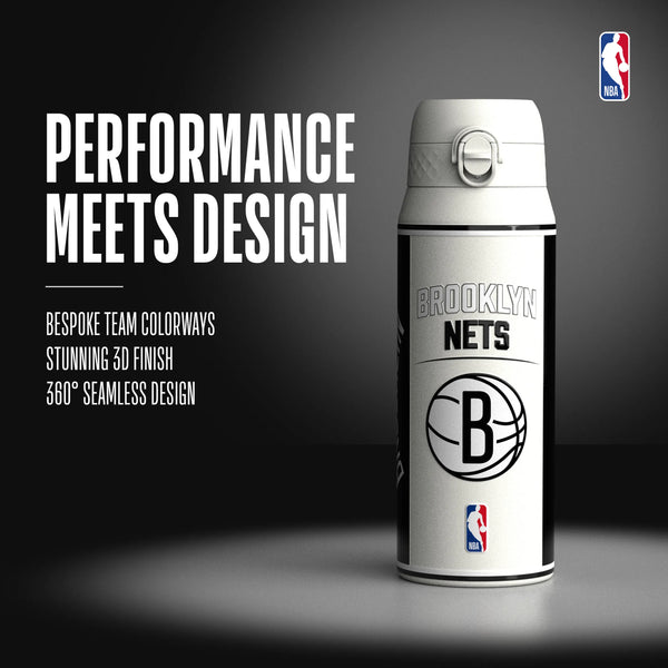 NBA x ION8, Insulated Steel Bottle, Brooklyn Nets, 750ml (24oz) — additional product photo