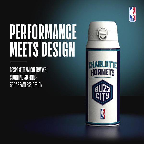 NBA x ION8, Insulated Steel Bottle, Charlotte Hornets, 750ml (24oz) — additional product photo