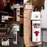 NBA x ION8, Insulated Steel Bottle, Chicago Bulls, 750ml (24oz) — additional product photo