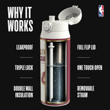 NBA x ION8, Insulated Steel Bottle, Cleveland Cavaliers, 750ml (24oz) — additional product photo
