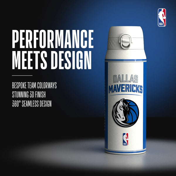 NBA x ION8, Insulated Steel Bottle, Dallas Mavericks, 750ml (24oz) — additional product photo