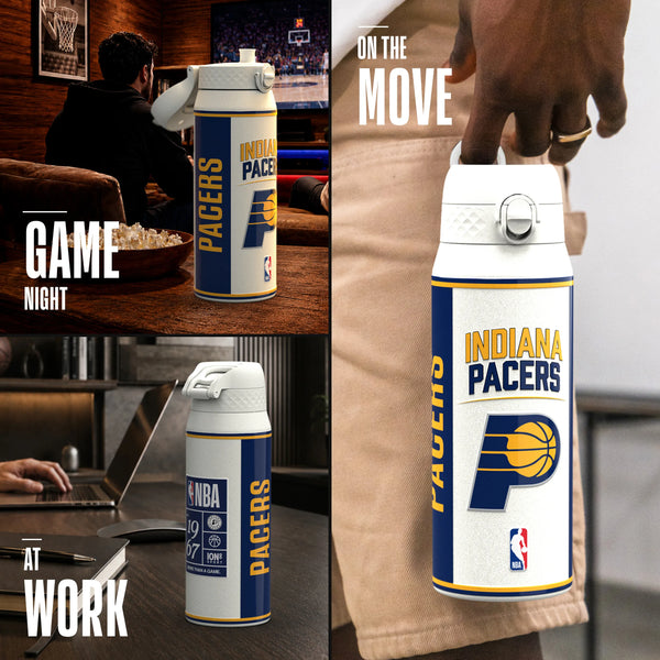 NBA x ION8, Insulated Steel Bottle, Indiana Pacers, 750ml (24oz) — additional product photo