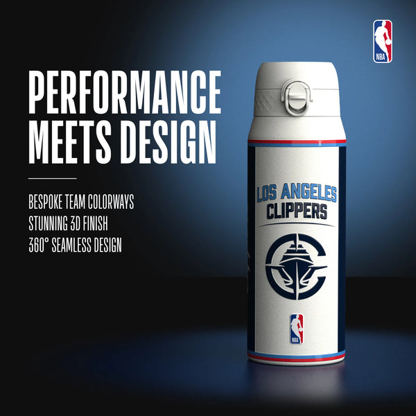 NBA x ION8, Insulated Steel Bottle, LA Clippers, 750ml (24oz) — additional product photo