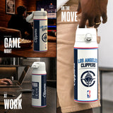 NBA x ION8, Insulated Steel Bottle, LA Clippers, 750ml (24oz) — additional product photo