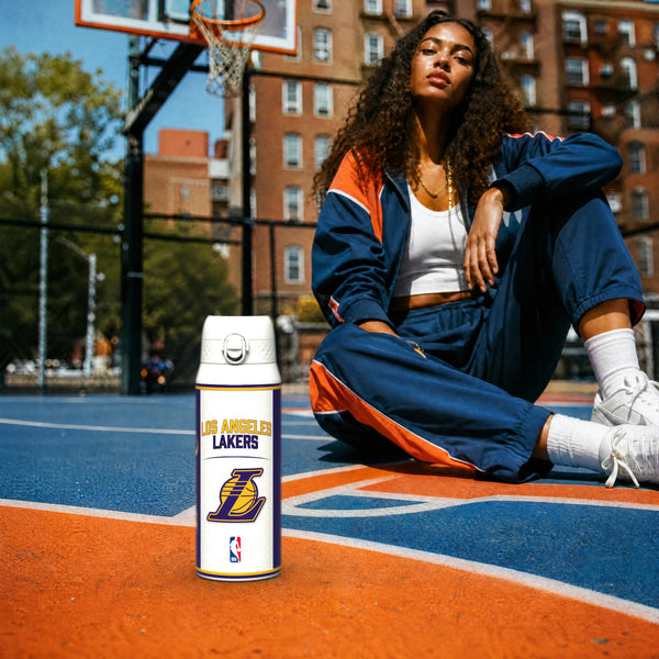 NBA x ION8, Insulated Steel Bottle, LA Lakers, 750ml (24oz) — additional product photo