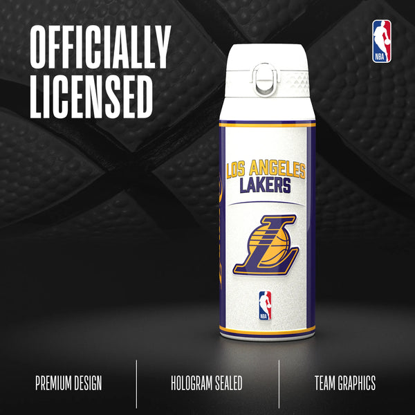 NBA x ION8, Insulated Steel Bottle, LA Lakers, 750ml (24oz) — additional product photo