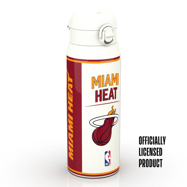 NBA x ION8, Insulated Steel Bottle, Miami Heat, 750ml (24oz) — product photo