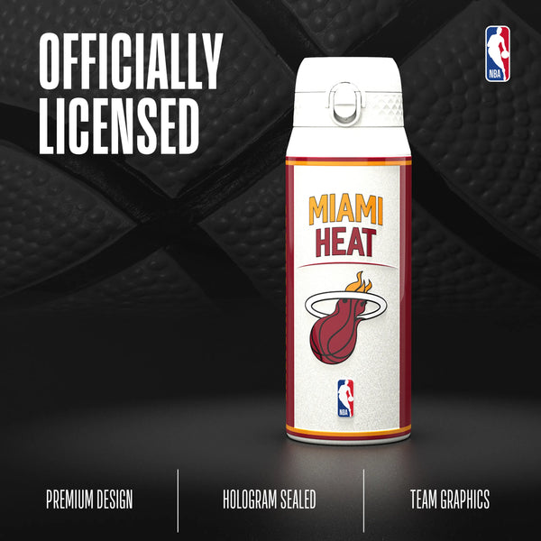 NBA x ION8, Insulated Steel Bottle, Miami Heat, 750ml (24oz) — additional product photo