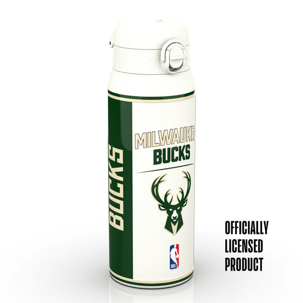 NBA x ION8, Insulated Steel Bottle, Milwaukee Bucks, 750ml (24oz) — product photo