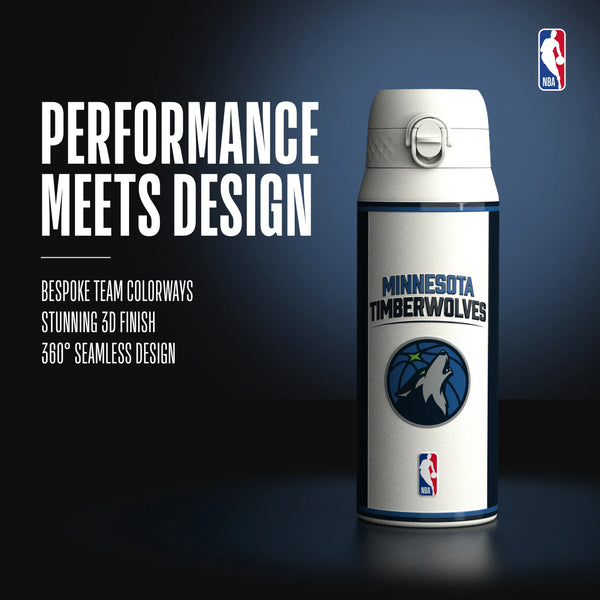 NBA x ION8, Insulated Steel Bottle, MN Timberwolves, 750ml (24oz) — additional product photo