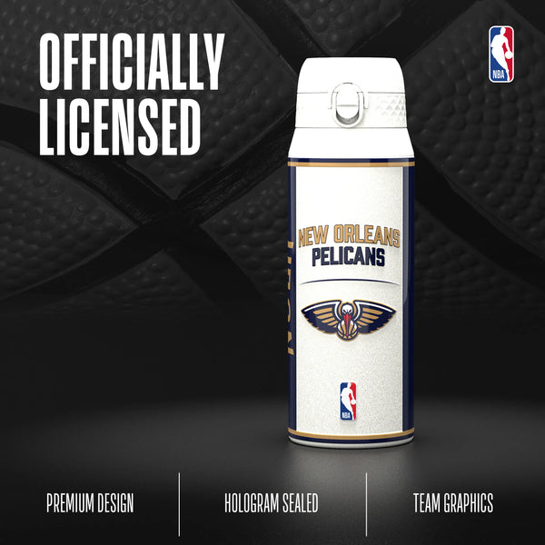 NBA x ION8, Insulated Steel Bottle, NOLA Pelicans, 750ml (24oz) — additional product photo