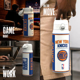 NBA x ION8, Insulated Steel Bottle, NY Knicks, 750ml (24oz) — additional product photo