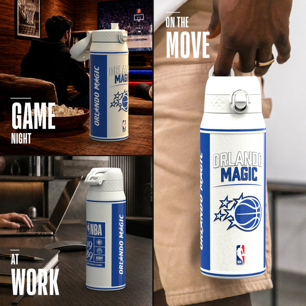 NBA x ION8, Insulated Steel Bottle, Orlando Magic, 750ml (24oz) — additional product photo