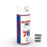 NBA x ION8, Insulated Steel Bottle, Philadelphia 76ers, 750ml (24oz) — product photo