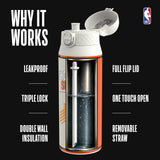 NBA x ION8, Insulated Steel Bottle, Phoenix Suns, 750ml (24oz) — additional product photo
