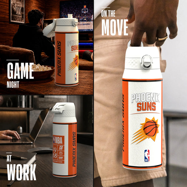 NBA x ION8, Insulated Steel Bottle, Phoenix Suns, 750ml (24oz) — additional product photo