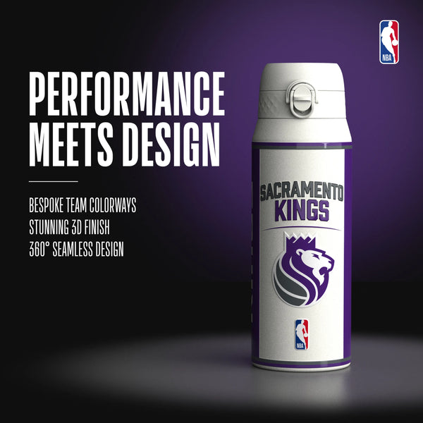 NBA x ION8, Insulated Steel Bottle, Sacramento Kings, 750ml (24oz) — additional product photo