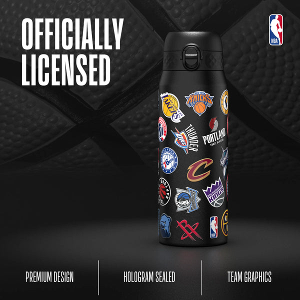 NBA x ION8, Insulated Steel Bottle, Multi Teams, 750ml (24oz) — additional product photo