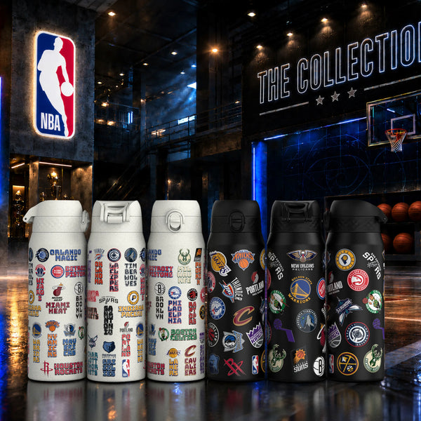 NBA x ION8, Insulated Steel Bottle, Multi Teams, 750ml (24oz) — additional product photo