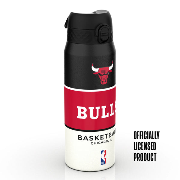 NBA x ION8, Insulated Steel Bottle, Chicago Bulls, 750ml (24oz) — product photo
