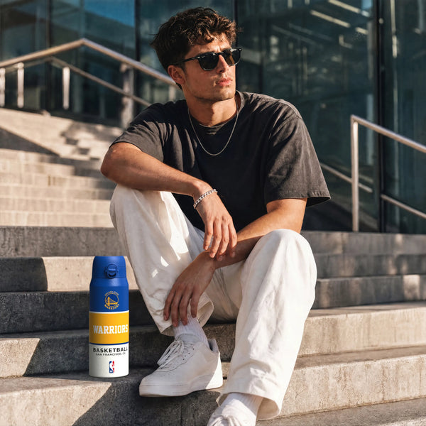 NBA x ION8, Insulated Steel Bottle, GS Warriors, 750ml (24oz) — additional product photo