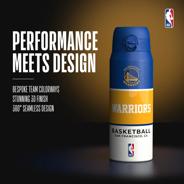 NBA x ION8, Insulated Steel Bottle, GS Warriors, 750ml (24oz) — additional product photo