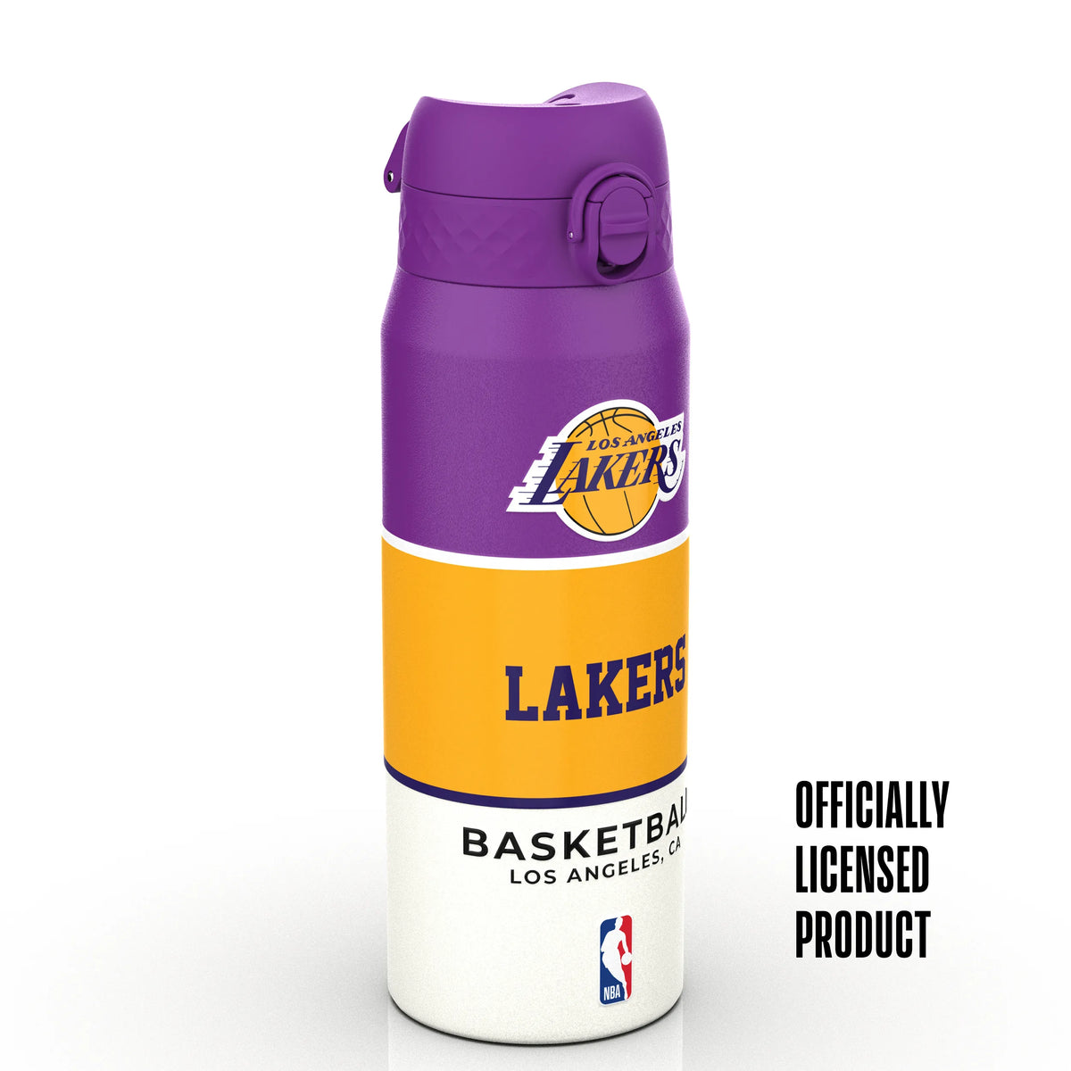 NBA x ION8, Insulated Steel Bottle, LA Lakers, 750ml (24oz) — product photo