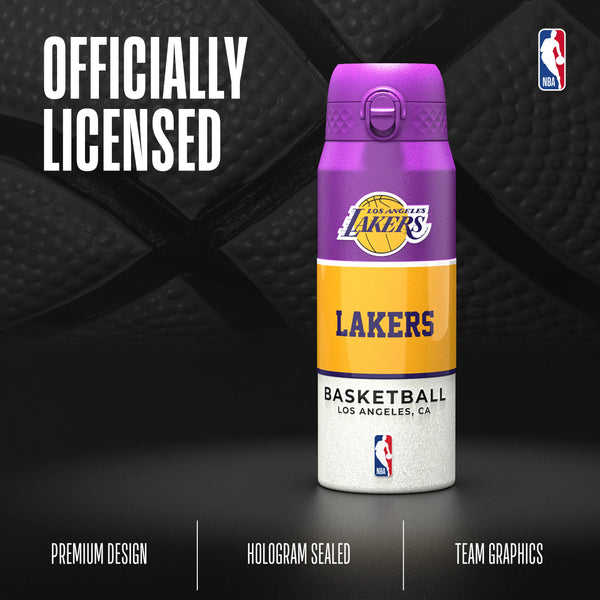 NBA x ION8, Insulated Steel Bottle, LA Lakers, 750ml (24oz) — additional product photo