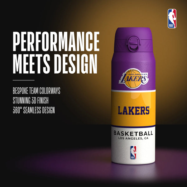 NBA x ION8, Insulated Steel Bottle, LA Lakers, 750ml (24oz) — additional product photo