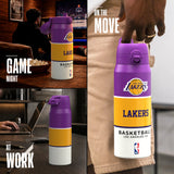 NBA x ION8, Insulated Steel Bottle, LA Lakers, 750ml (24oz) — additional product photo