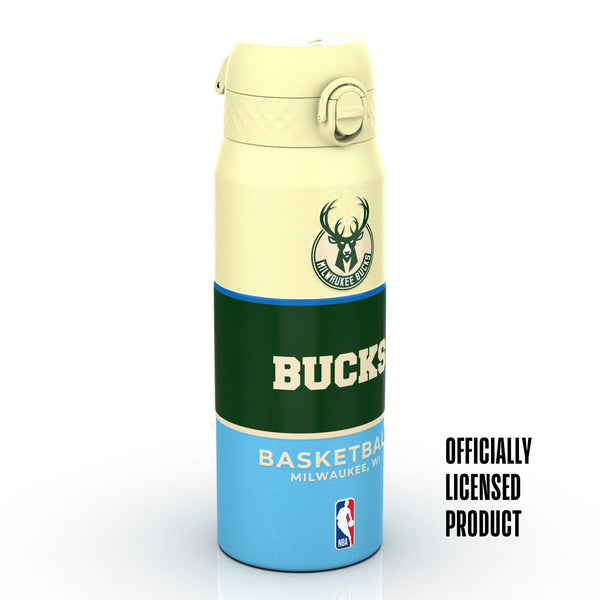 NBA x ION8, Insulated Steel Bottle, Milwaukee Bucks, 750ml (24oz) — product photo