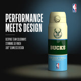 NBA x ION8, Insulated Steel Bottle, Milwaukee Bucks, 750ml (24oz) — additional product photo
