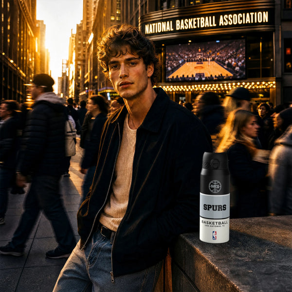 NBA x ION8, Insulated Steel Bottle, SA Spurs, 750ml (24oz) — additional product photo