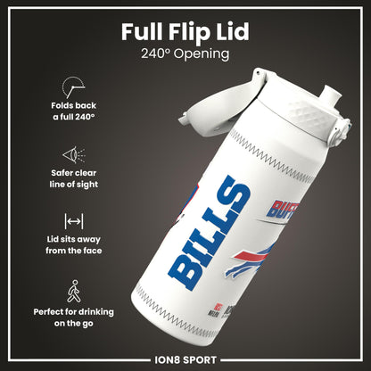 NFL x Ion8 Sports, Insulated Bottle, GameDay Series, Allen Bills, 750ml (24oz)