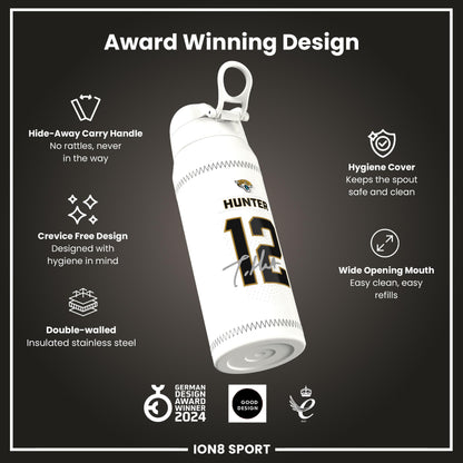 NFL x Ion8 Sports, Insulated Bottle, GameDay Series, Hunter Jaguars, 750ml (24oz)