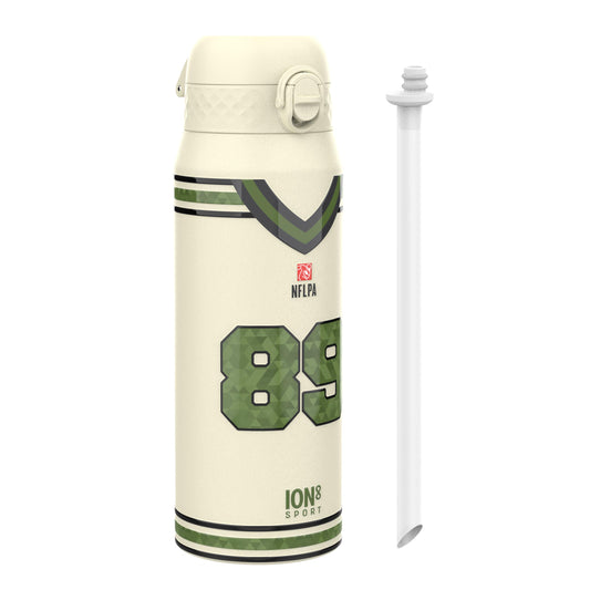 NFL x Ion8 Sports, Insulated Bottle, Icon Series, Brock Bowers, 750ml (24oz)