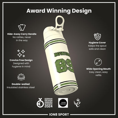 NFL x Ion8 Sports, Insulated Bottle, Icon Series, Brock Bowers, 750ml (24oz)