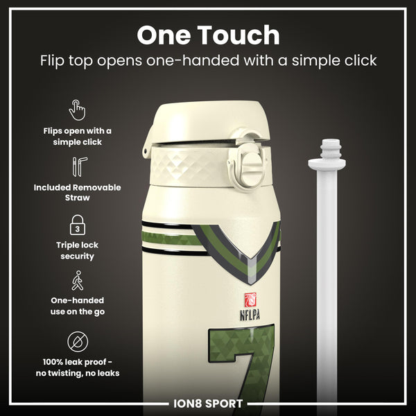 NFL x Ion8 Sports, Insulated Bottle, Icon Series, Bijan Robinson, 750ml (24oz)