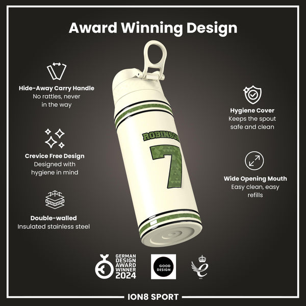 NFL x Ion8 Sports, Insulated Bottle, Icon Series, Bijan Robinson, 750ml (24oz)