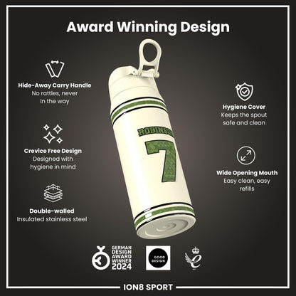 NFL x Ion8 Sports, Insulated Bottle, Icon Series, Bijan Robinson, 750ml (24oz)