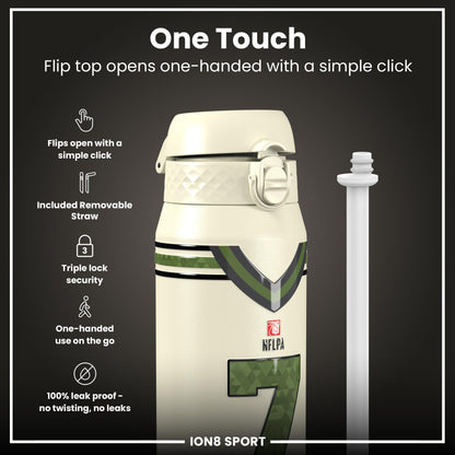 NFL x Ion8 Sports, Insulated Bottle, Icon Series, CJ Stroud, 750ml (24oz)