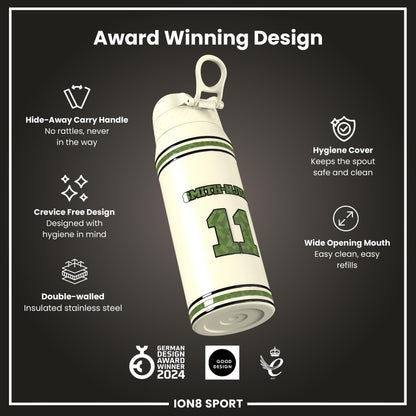 NFL x Ion8 Sports, Insulated Bottle, Icon Series, Jaxon Smith-Njigba, 750ml (24oz)