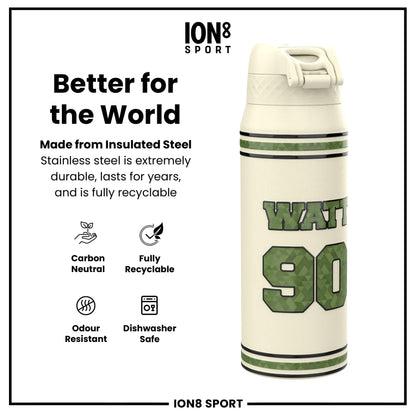 NFL x Ion8 Sports, Insulated Bottle, Icon Series, TJ Watt, 750ml (24oz)