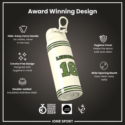NFL x Ion8 Sports, Insulated Bottle, Icon Series, Trevor Lawrence, 750ml (24oz)