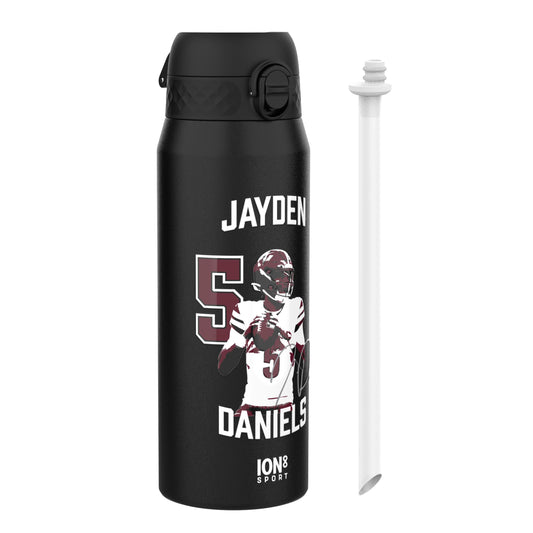 NFL x Ion8 Sports, Insulated Bottle, Locked In Series, Jayden Daniels, 750ml (24oz)