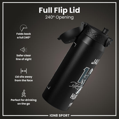 NFL x Ion8 Sports, Insulated Bottle, Locked In Series, Jalen Hurts, 750ml (24oz)
