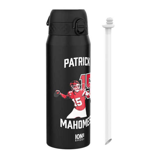 NFL x Ion8 Sports, Insulated Bottle, Locked In Series, Patrick Mahomes, 750ml (24oz)