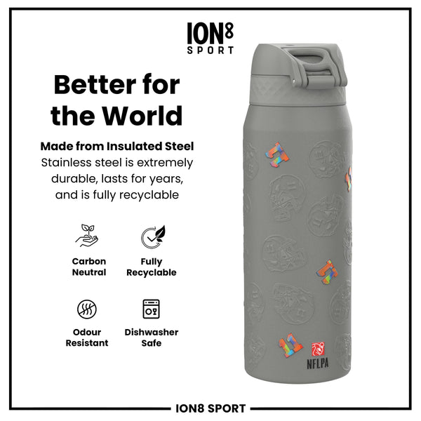 NFL x Ion8 Sports, Insulated Bottle, Signature Series, AJ Brown, 750ml (24oz)